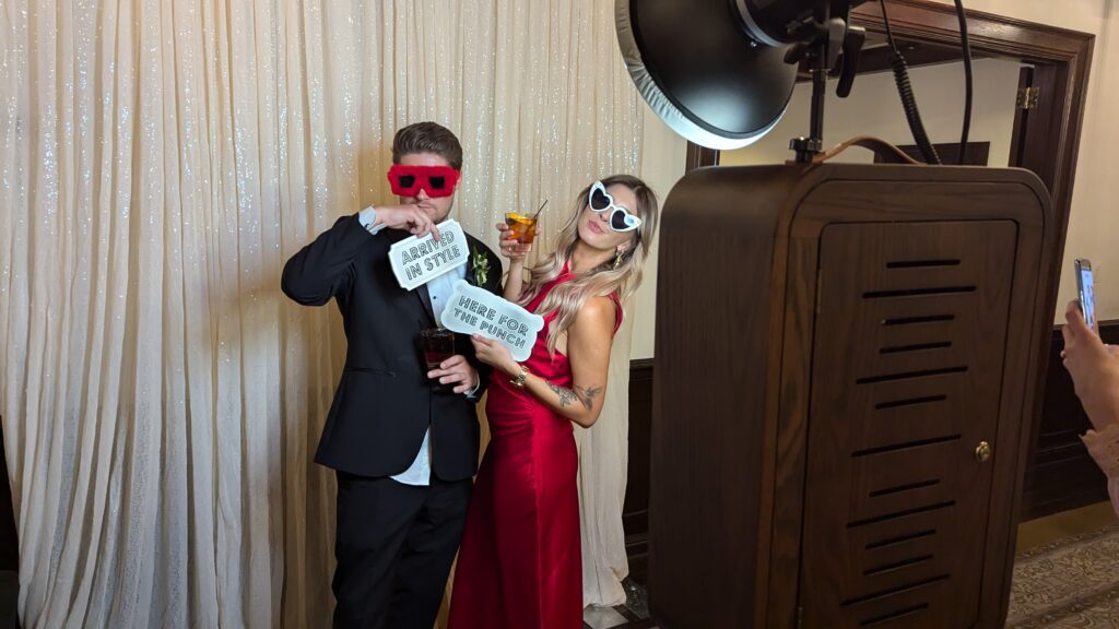 Vintage Wooden Photo Booth