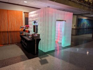 White LED Inflatable Photo Booth